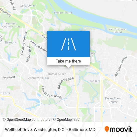 Wellfleet Drive map