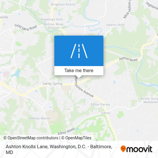 Mapa de Ashton Knolls Lane