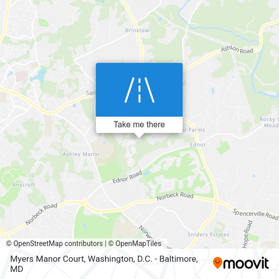 Myers Manor Court map