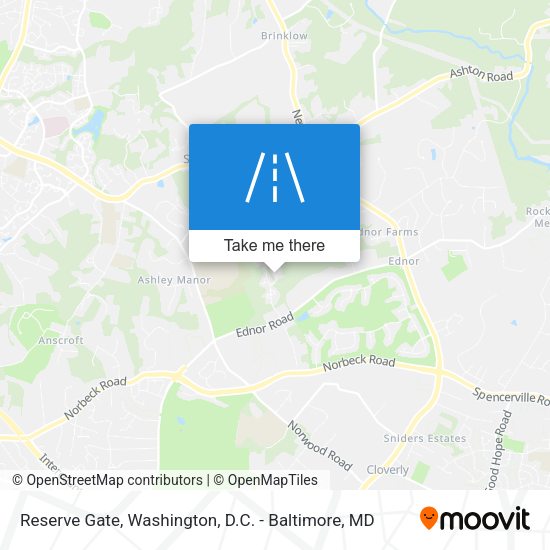 Reserve Gate map