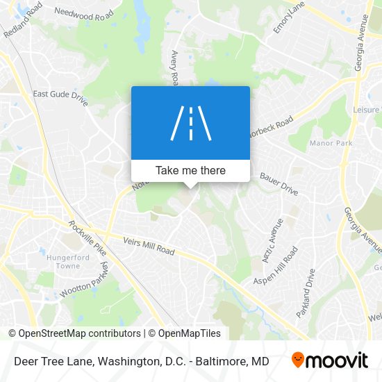 Deer Tree Lane map
