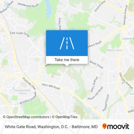 Mapa de White Gate Road