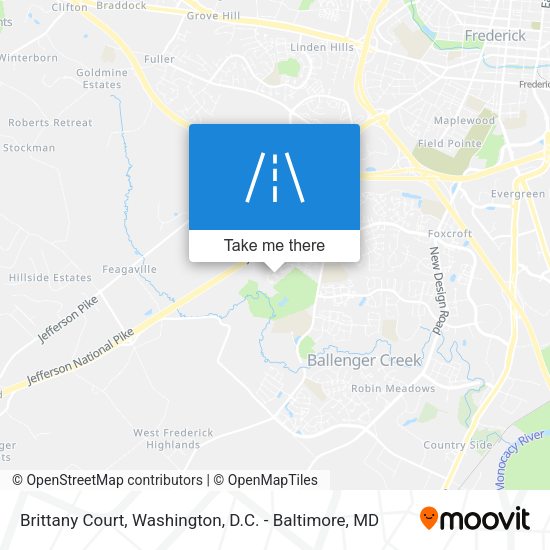 Brittany Court map