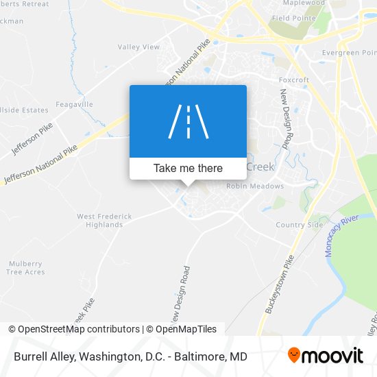 Mapa de Burrell Alley