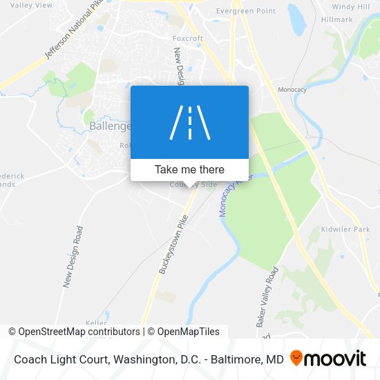 Coach Light Court map