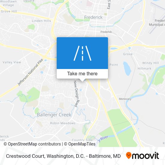 Crestwood Court map