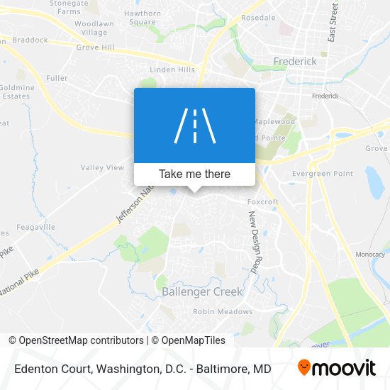 Mapa de Edenton Court