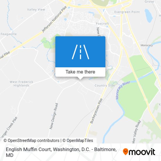 Mapa de English Muffin Court