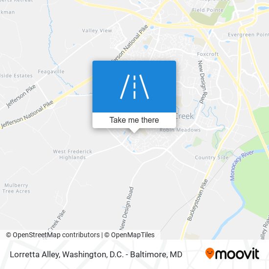 Lorretta Alley map