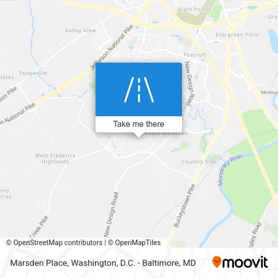 Marsden Place map