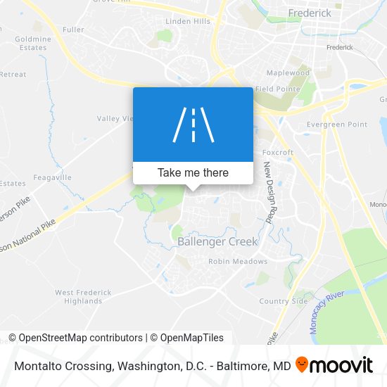 Mapa de Montalto Crossing
