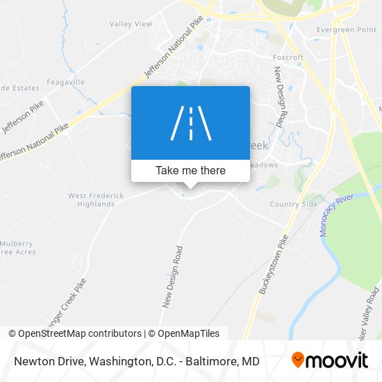 Mapa de Newton Drive