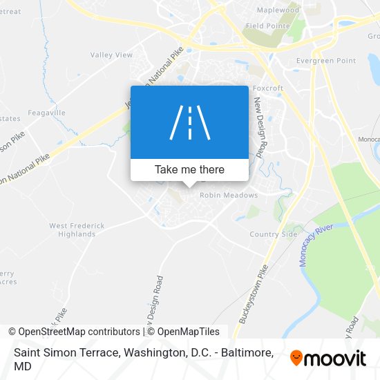 Mapa de Saint Simon Terrace