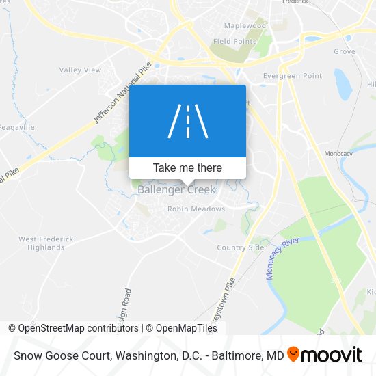 Mapa de Snow Goose Court