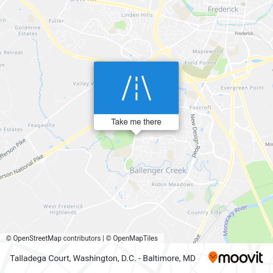 Talladega Court map