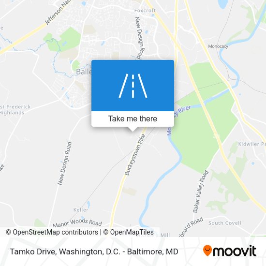 Tamko Drive map