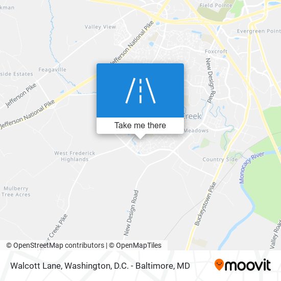 Mapa de Walcott Lane