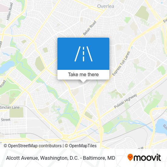 Alcott Avenue map