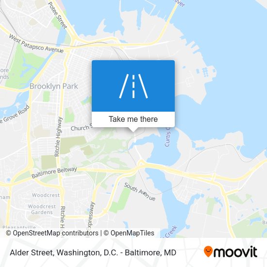Alder Street map