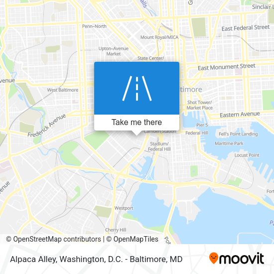 Alpaca Alley map
