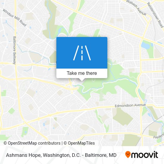 Ashmans Hope map