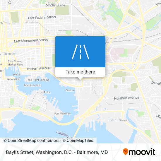 Baylis Street map
