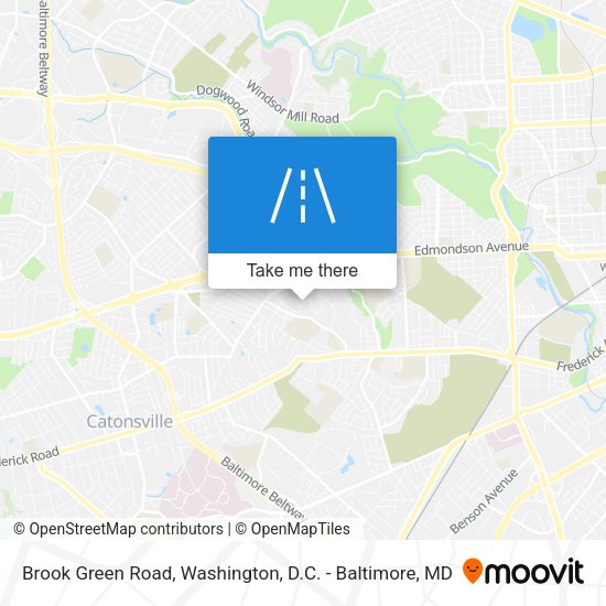 Brook Green Road map