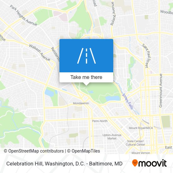 Celebration Hill map