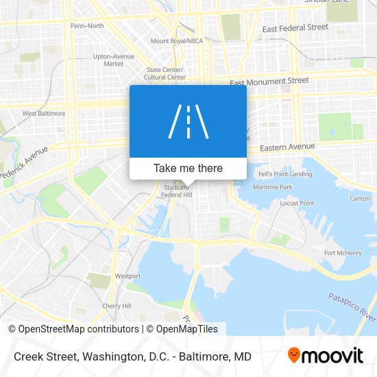Creek Street map