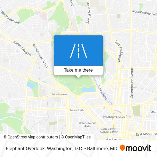 Elephant Overlook map