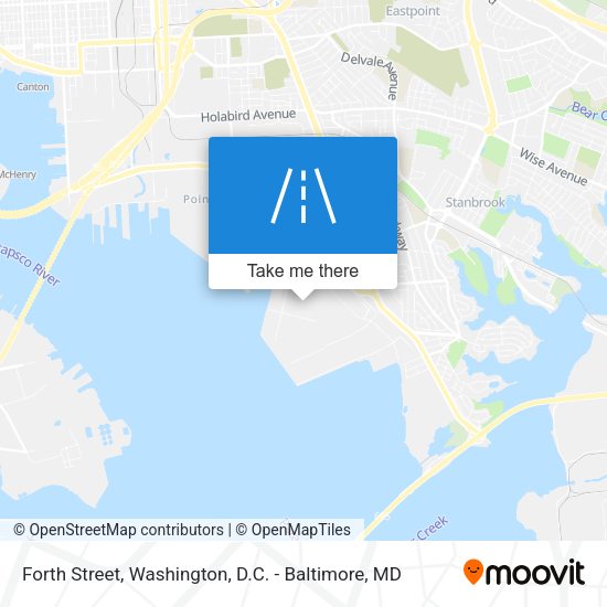 Forth Street map