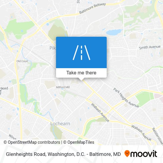 Glenheights Road map