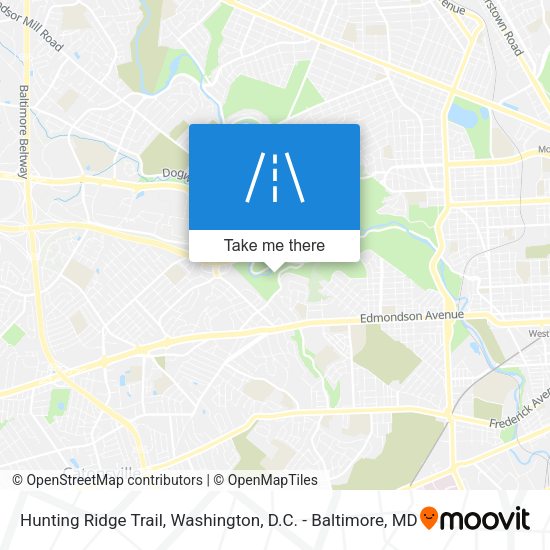 Mapa de Hunting Ridge Trail