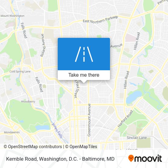 Kemble Road map