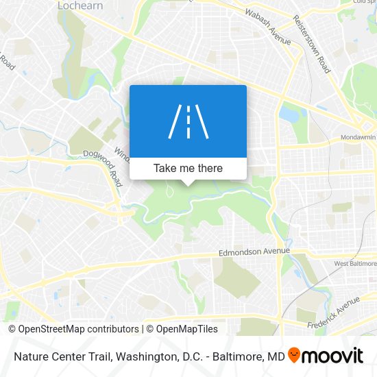 Mapa de Nature Center Trail