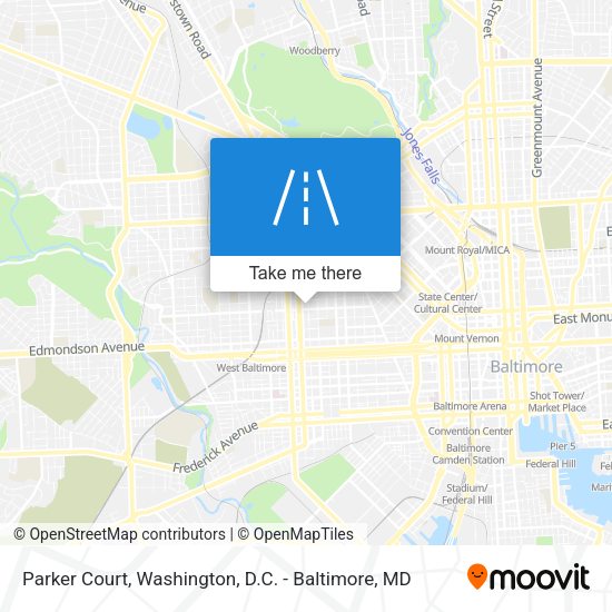 Parker Court map