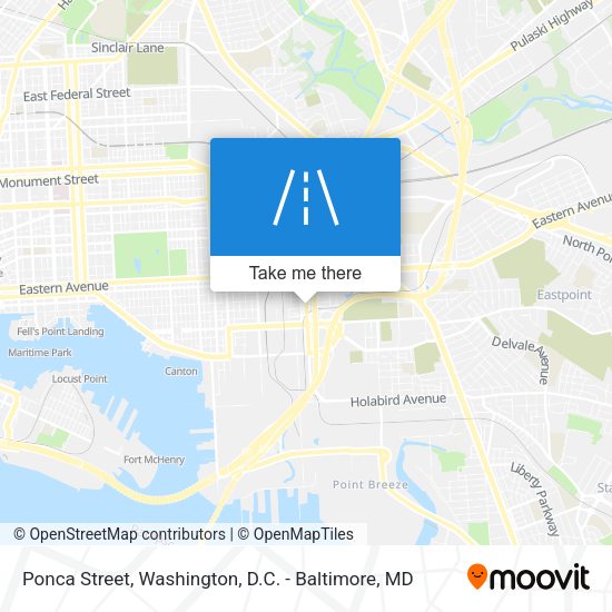 Mapa de Ponca Street