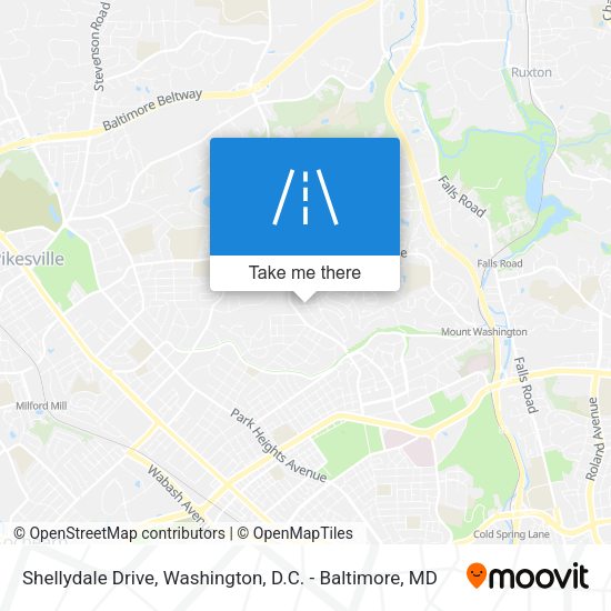 Mapa de Shellydale Drive