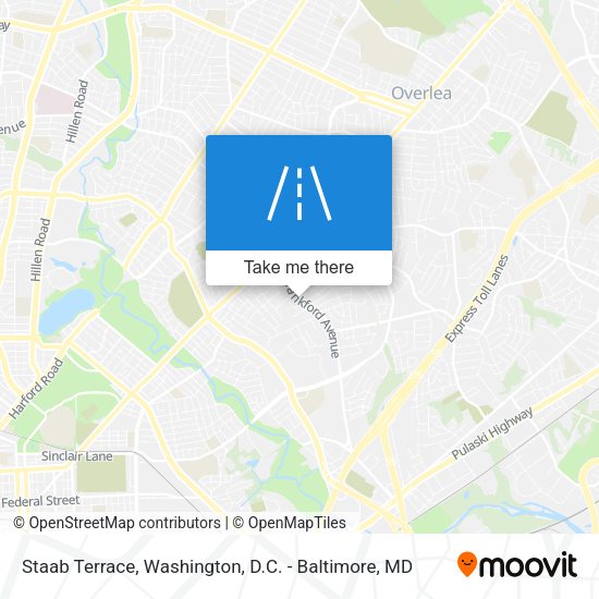 Staab Terrace map