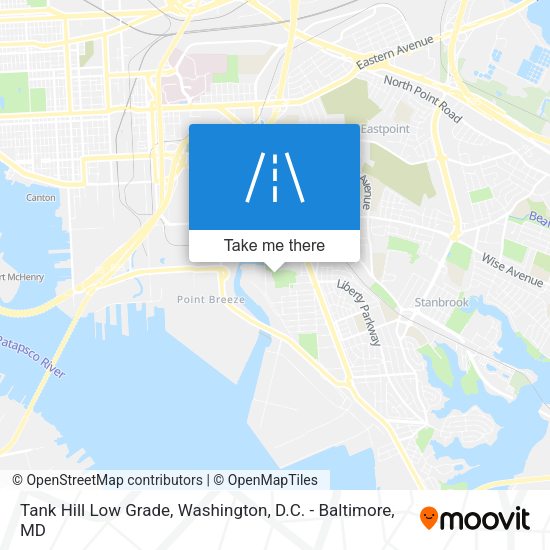 Mapa de Tank Hill Low Grade