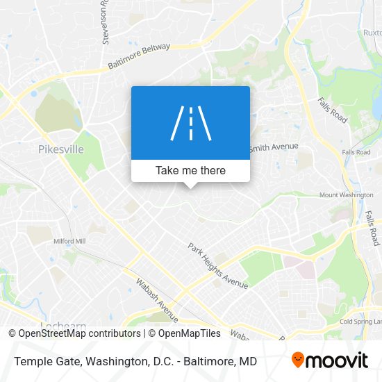 Temple Gate map