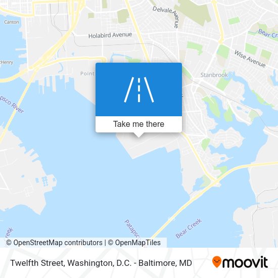 Twelfth Street map