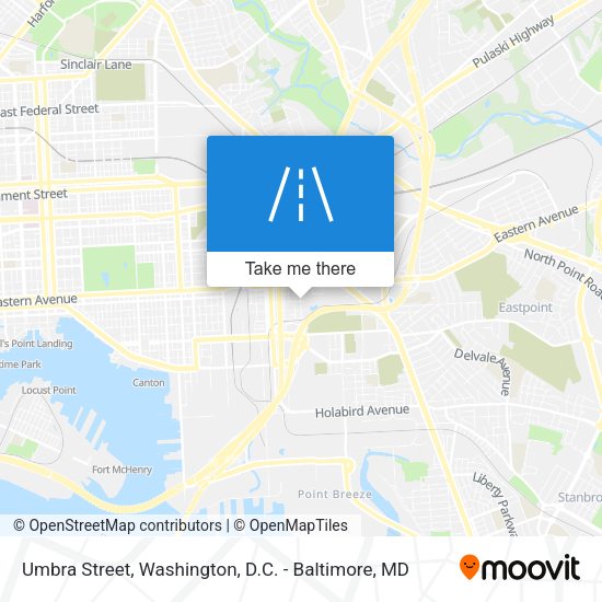 Umbra Street map