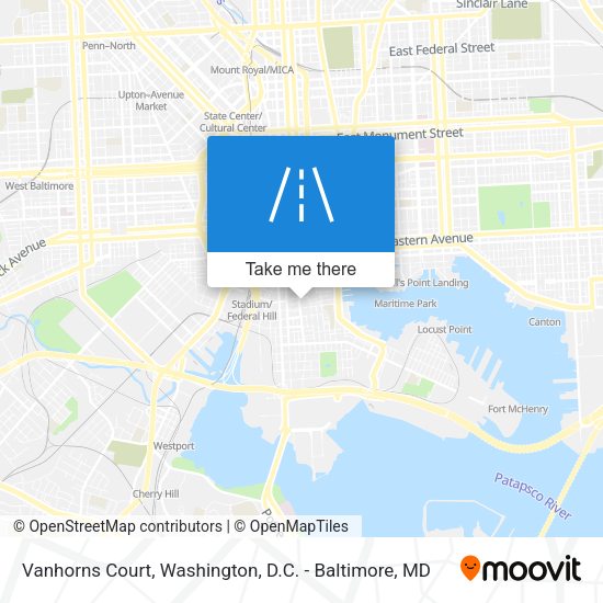 Vanhorns Court map