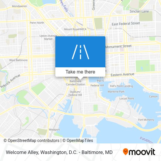 Welcome Alley map