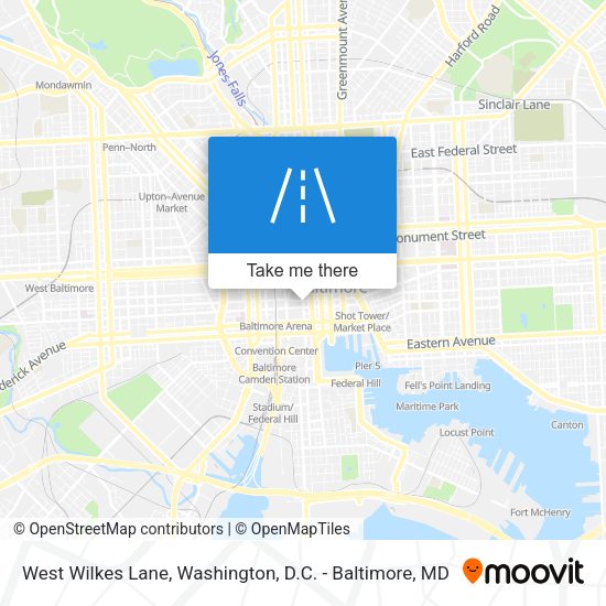 West Wilkes Lane map