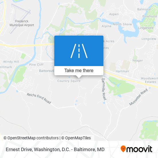 Mapa de Ernest Drive