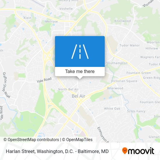 Harlan Street map
