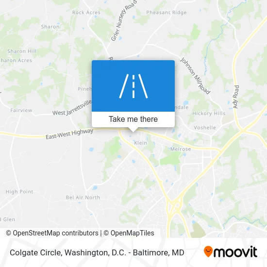 Colgate Circle map