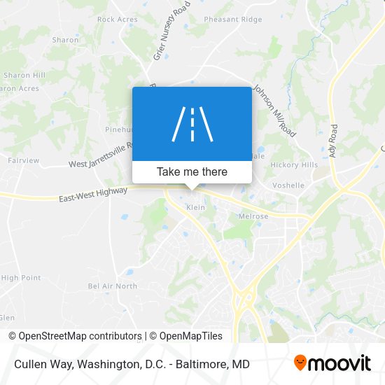 Cullen Way map